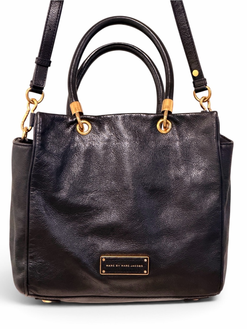 Marc by Marc Jacobs Too Hot to Handle Bentley Tote Shoulder Bag Black